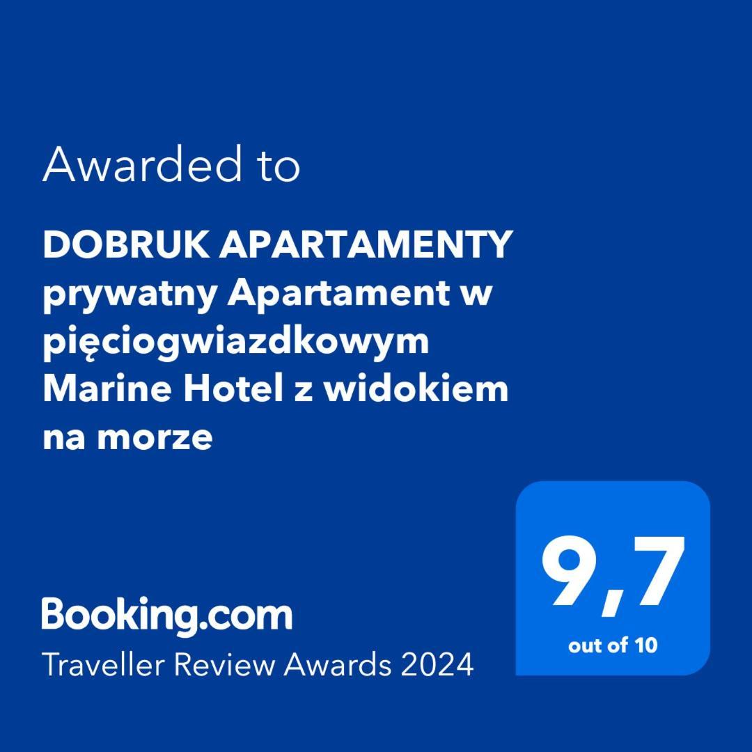 W Marine Hotel Przy Plazy Rowery W Cenie Prywatny 309 Dobruk Apartamenty Kolobrzeg Exterior photo